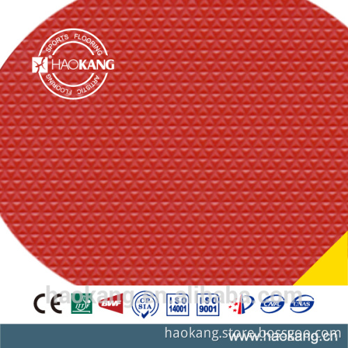 China supplier for red and blue table tennis flooring mat passed ITTF